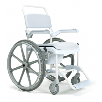 Кресло-каталка с санитарным оснащением и большими колёсами Vermeiren 139 SP (Pluo) в 
