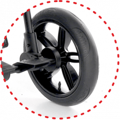 Задние колёса с амортизацией