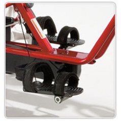 Педали с держателями стоп