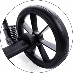 Задние колёса с амортизацией